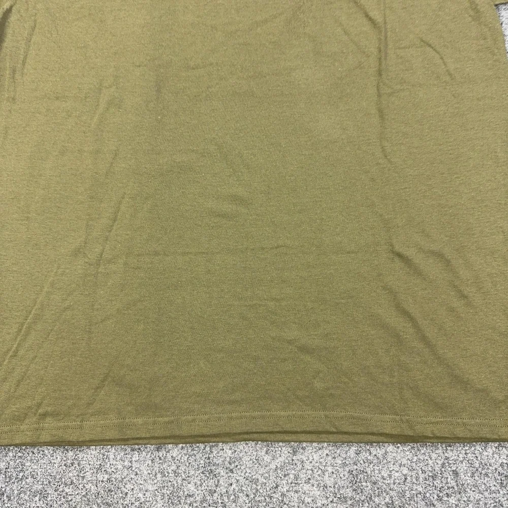 Vintage Nike Shirt Mens Large Green Small Swoosh Logo Cotton Crewneck Tee Casual